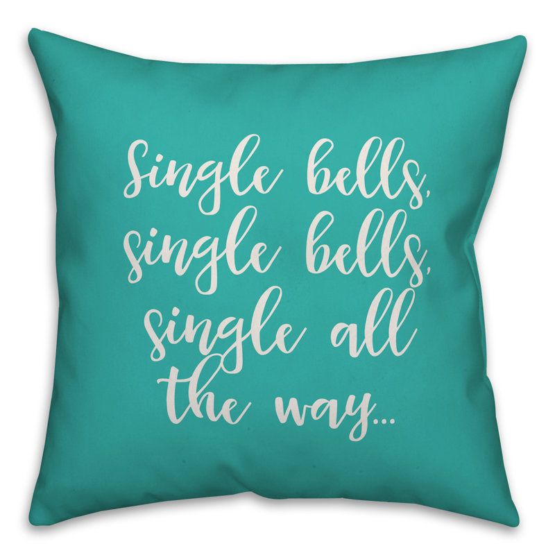  Coussin décoratif simple All the Way, Bleu sarcelle, Housse de coussin