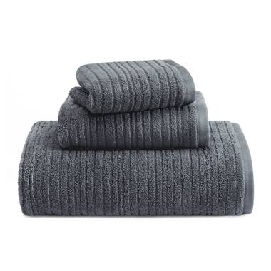 Dkny Quick Dry Towel Set In Black