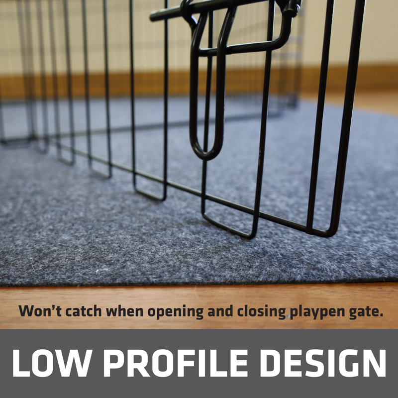 Drymate Charcoal Extra Large Waterproof Dog Playpen Mat