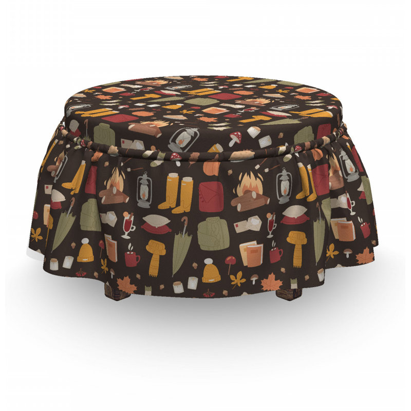 Box Cushion Ottoman Slipcover