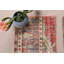 Petit tapis turc rétro avec des tons de rouge délavé parfait comme tapis d'entrée ou tapis de laine 4003