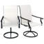 Ensemble de 2 chaises d'extérieur, chaises pivotantes-1256284207
