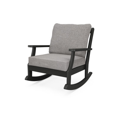 Chaise berçante à siège profond Braxton