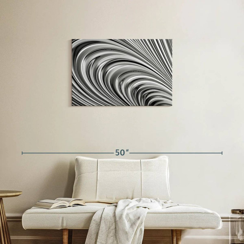 Avery Metal Wave, 20" H x 30" W