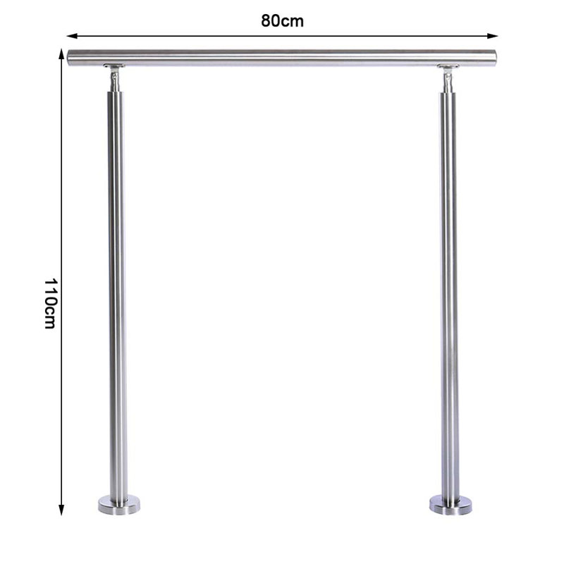 Quimir Stair Handrail, 110cm H x 80cm W x 7.5cm D