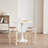 Upholstered Counter Stool with Solid Wood Frame-1979941617
