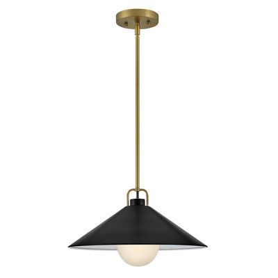 Luminaire suspendu conique à 1 lumière Zoë