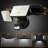 100W Led Security Lights With Motion Sensor, 9000Lm Super Bright Outdoor Floodlight, Ip65 Waterproof Hardwired Exterior Light For Garage Yard Driveway