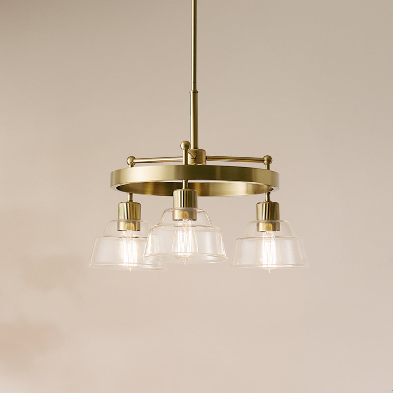 Lustre Eastmont 3Lt, Laiton naturel