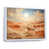 White Floater Framed