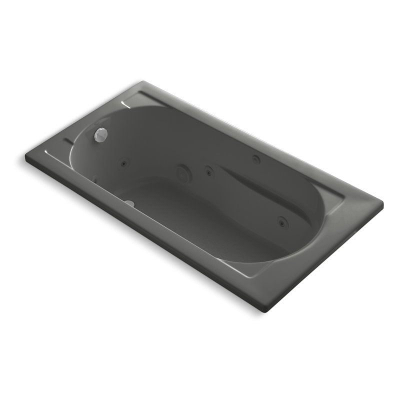 Devonshire® 60" x 32" Whirlpool Bathtub, Black