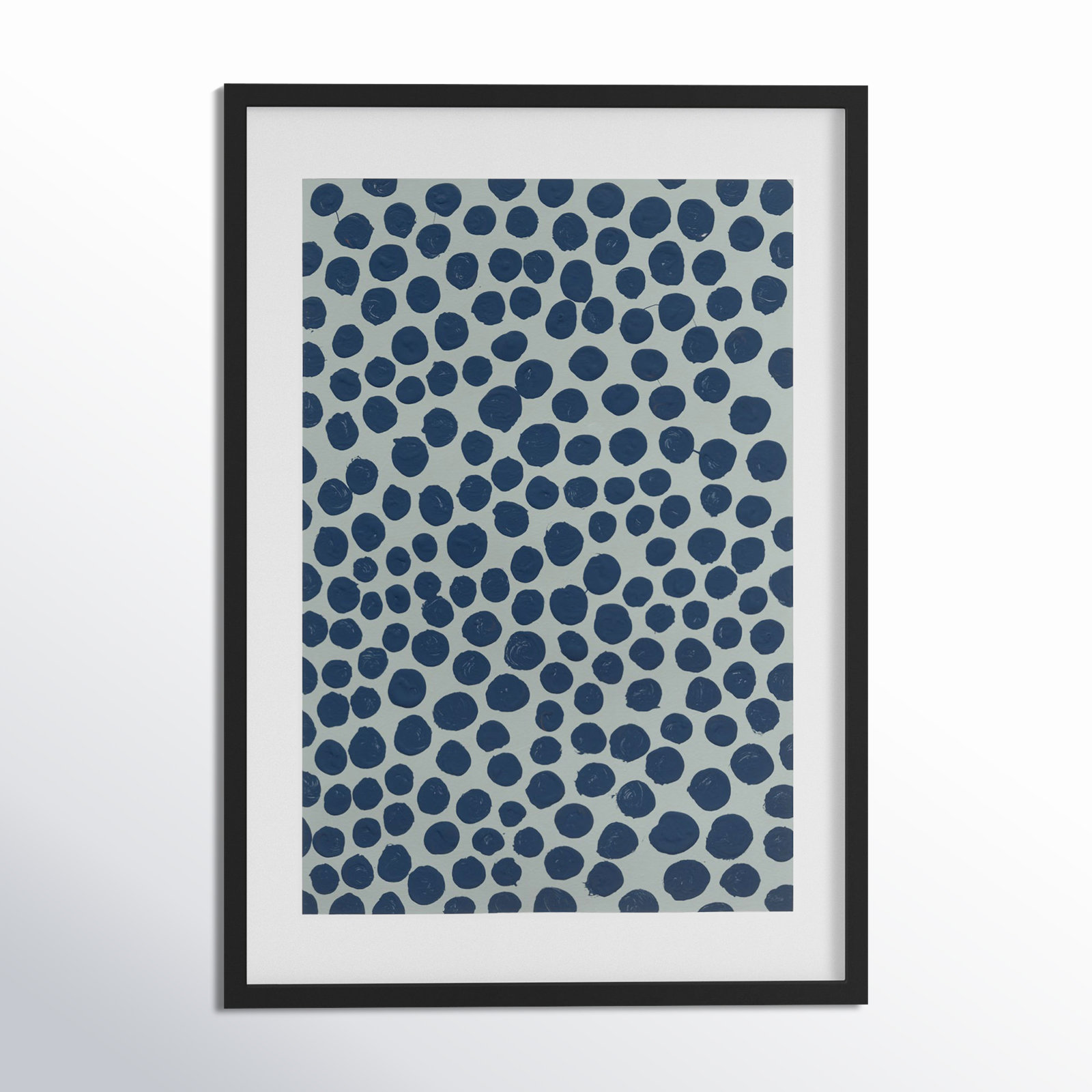 Blackberry On Gray by Michela Sorrentino, Black, 20" H x 14" W x 1.25" D
