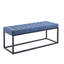 Shauny Fabric Bench with Metal Legs-81068042