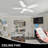 Mintun 48'' Flush Mount Ceiling Fan with Light-645014212