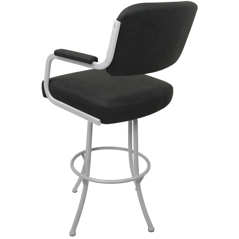 Tabouret pivotant sans finition Mayala, Blanc