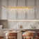 Modern K9 Raindrop Crystal Rectangular Tree Branches Chandeliers