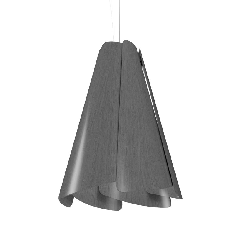 Fuchsia 1 - Light Pendant, Organic Gray