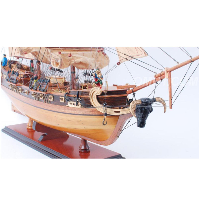 Petit bateau pirate capitaine | Entièrement assemblé