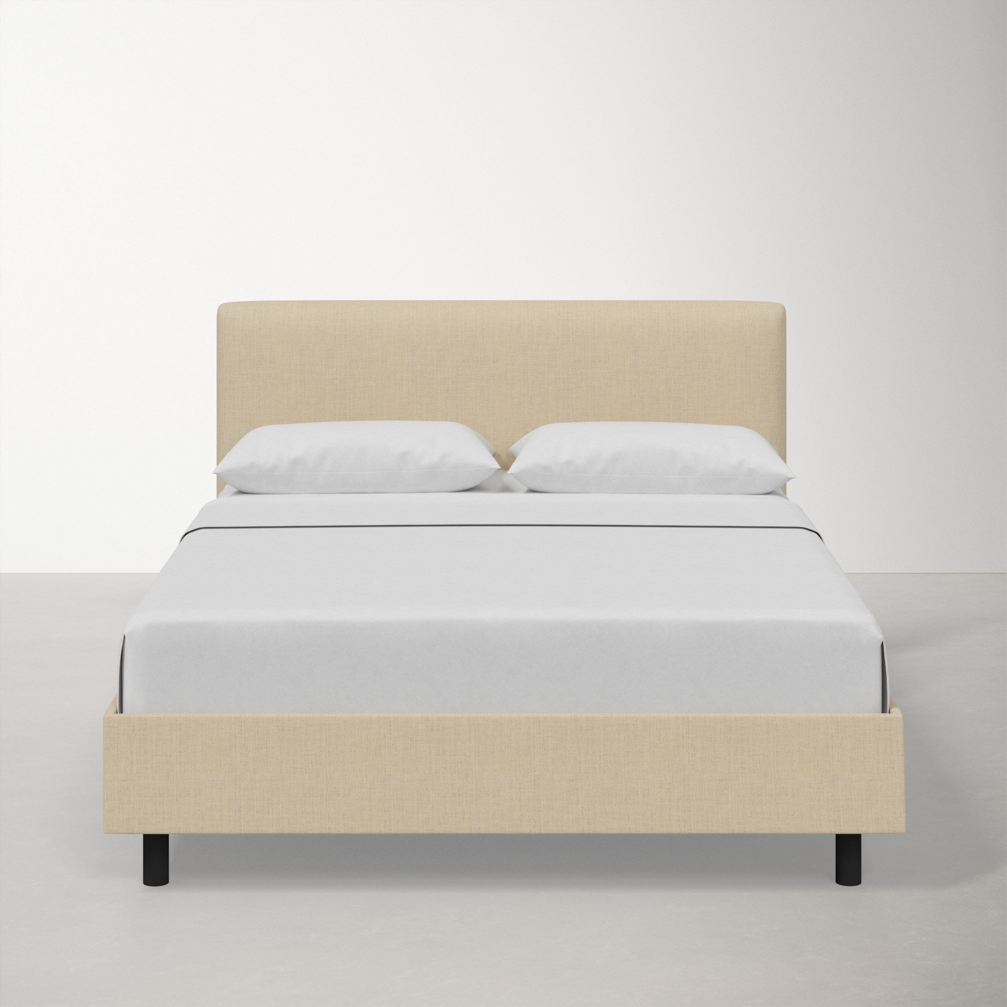 Pyburn Upholstered Bed, Queen, Classic Linen Linen