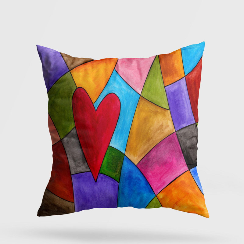 Coussin lavable de qualité supérieure, 17,0 x 17,0 pouces, 50% coton / 50% polyester, rembourrage en silicone, fermeture à glissière dissimulée | Doux, confortable et repassable | Parfait pour la décoration intérieure, le salon et la chambre à cou