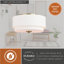 Plafonnier encastré en tissu Pateley-84921725