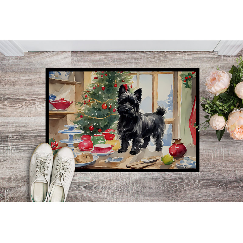 Paillasson Cairn Terrier Junya DAC3757, L 24 po x L 36 po