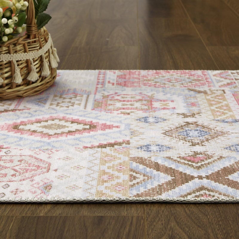 Tapis fin antidérapant lavable à la machine, Rectangle 9 pi x 12 pi