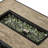 32" Chic Propane Gas Fire Pit Table with Tank Cover 2-Pieces, 50000 BTU Rectangular Steel with Wicker Base for Outdoor Garden - Glamour-297379653
