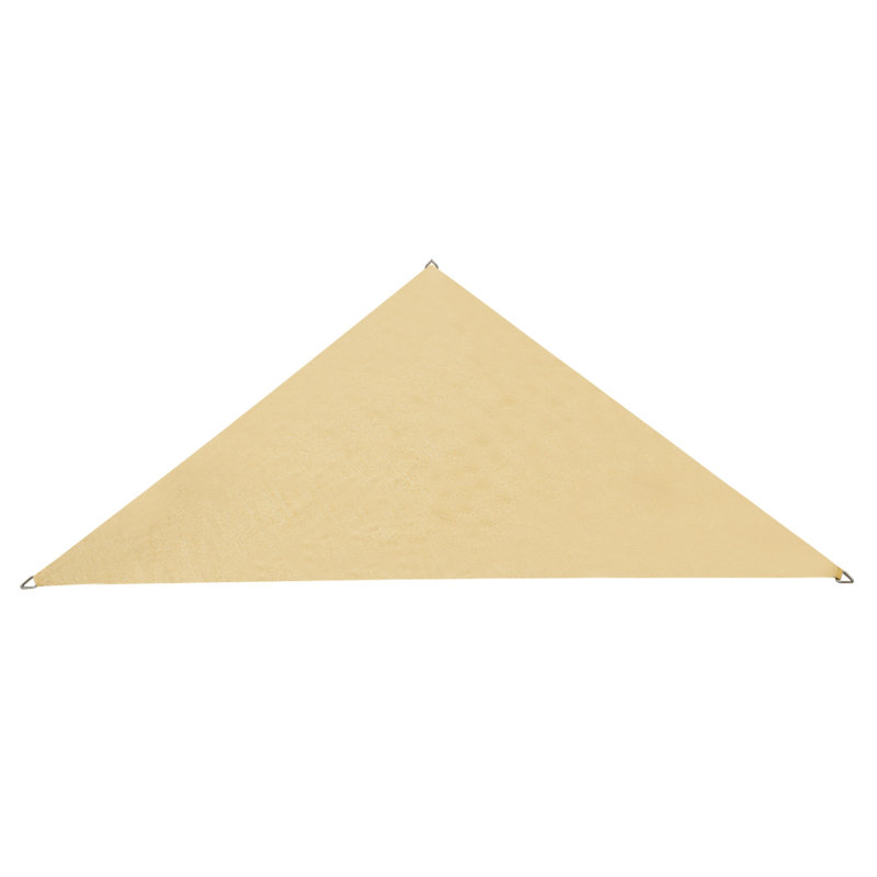 Voile d'ombrage triangulaire d'extérieur, Jaune