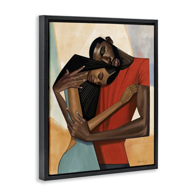 Cadre flottant Comfort Cubism Portrait, design par Manasseh Johnson Sr