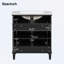 Meuble-lavabo avec lavabo en céramique et tablettes réglables-107664065