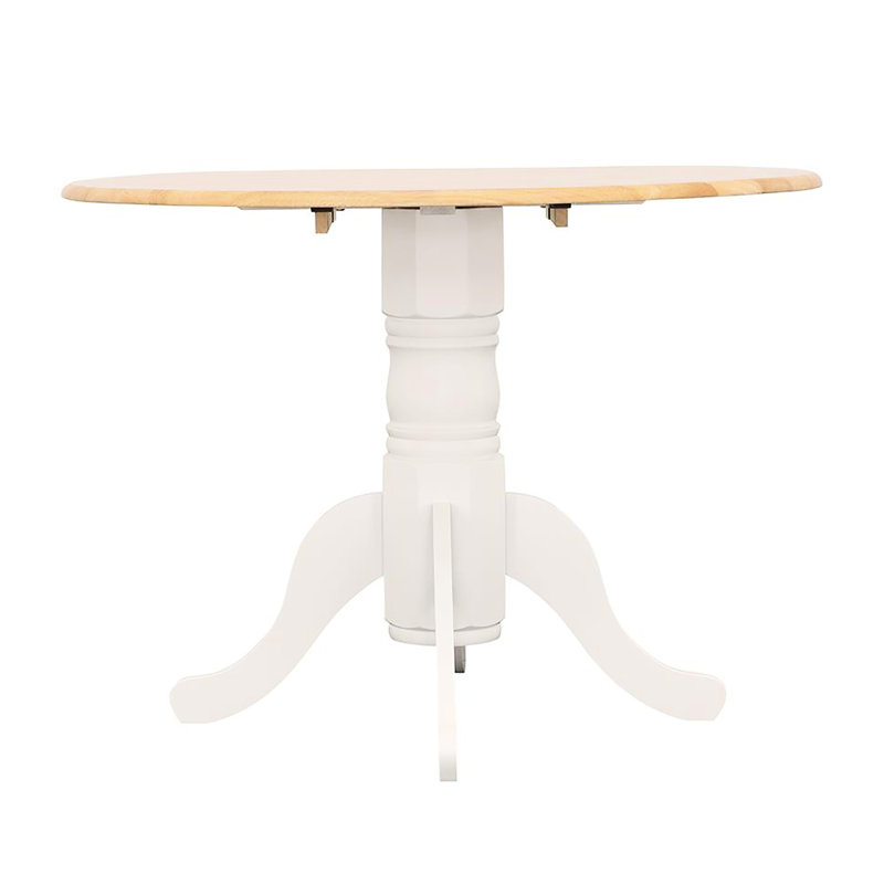 Table de salle à manger pliante de couleur naturelle pour la maison - fonctionnelle et attrayante, rétractable rustique et polyvalente