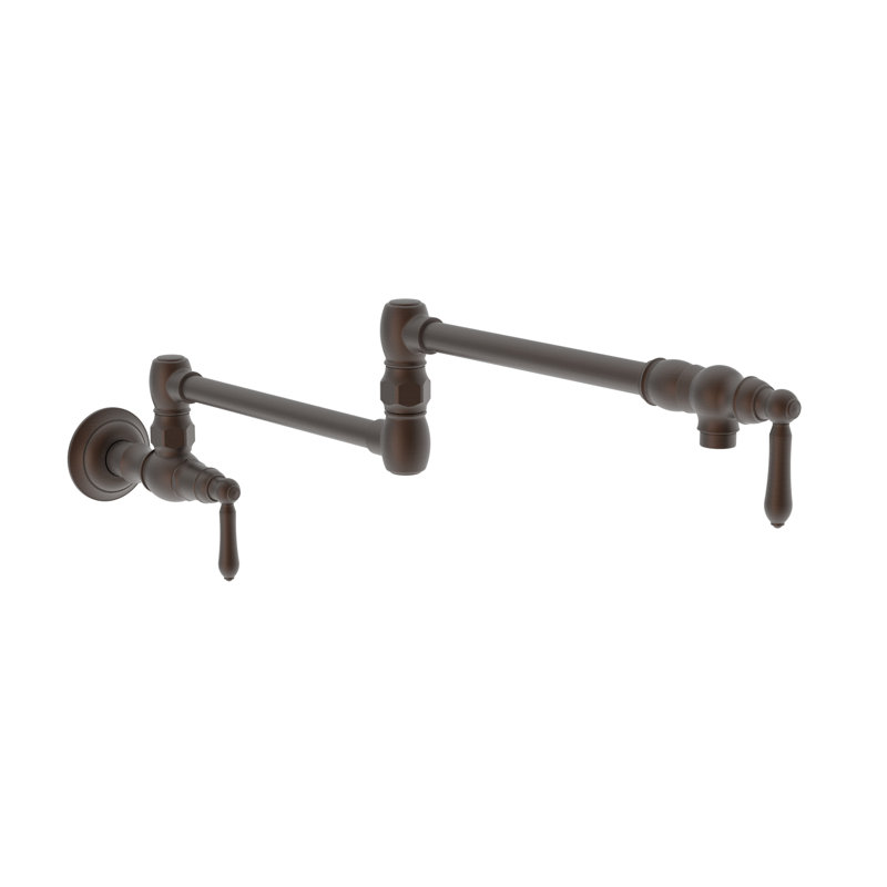 Chesterfield Wall Mount Pot Filler, English Bronze