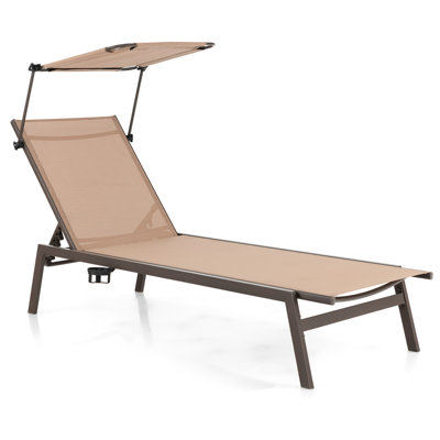 Laurentina Outdoor Metal Chaise Lounge