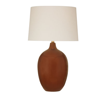 Lampe de table en châtaignier brun 30 po Brunello