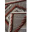 Gray Antique Tribal Geometric Design Navajo Flat Woven Native American Rug
