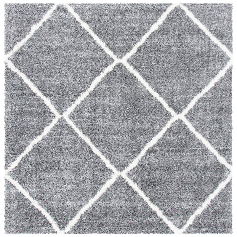 Tapis à poils longs Poulsen, Carré 6 pi 7 po