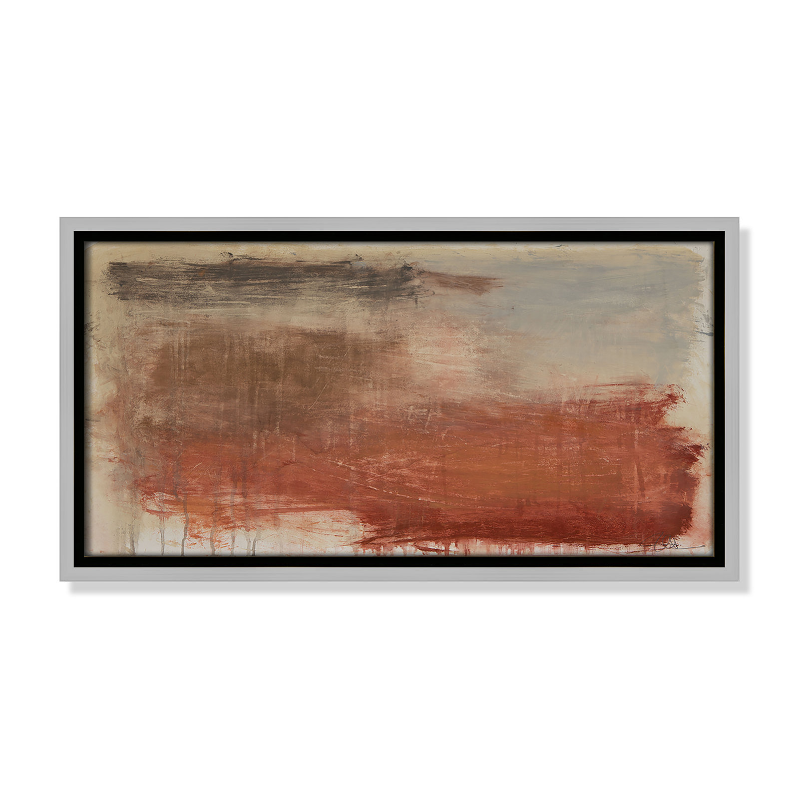Colin "Autumn Over The Riviera" Print, Silver, 9.5" H x 17.5" W