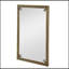 Miroir rectangulaire avec cadre en métal