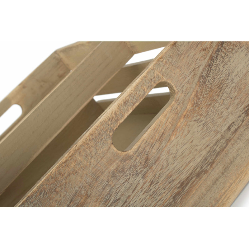 Schulen Solid Wood Storage Bin, 18cm H x 45cm W x 32cm D