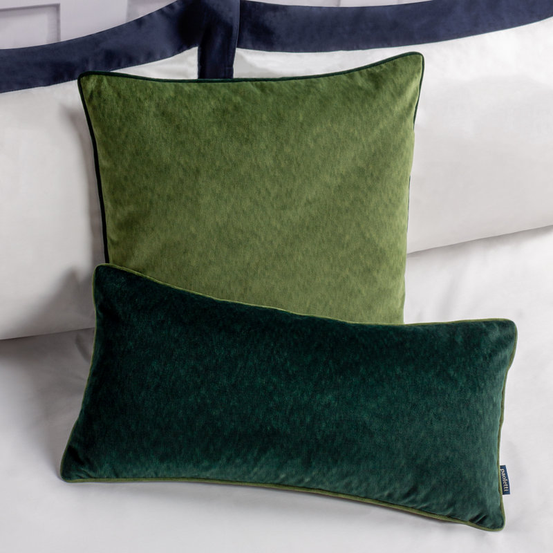 Torto Throw Cushion, Moss, 50cm H x 50cm W x 10cm D, Square