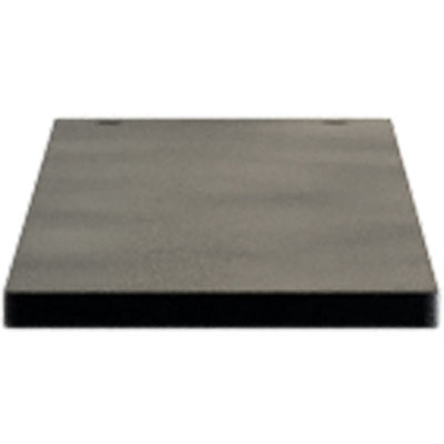 3"W x 16"D Logan Hidden Support Steel Bracket w/ 12" Support Depth, Powder Coated Black