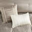 Édredon 7 pièces pour très grand lit taupe Charmeuse, coussins décoratifs et taupe très luxueux, facile à nettoyer