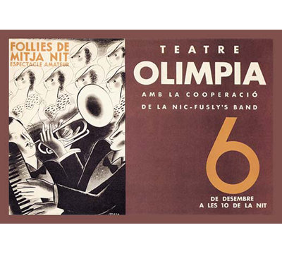 « theatre olimpia » par e. mora rétro