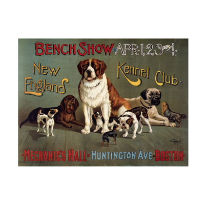 Bench Show New England Kennel Club sur toile