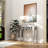 Yolanta 31.5'' Mirrored Glass Console Table