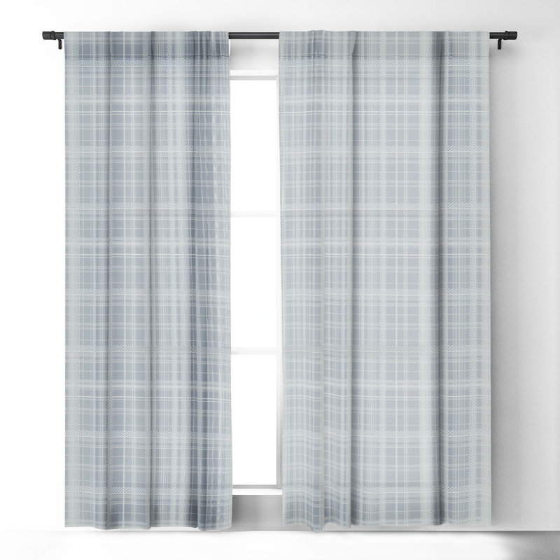 Gabriela Fuente Nordic Time 1pc Blackout Window Curtain Panel, 50" W x 84" L