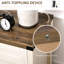 Buffet style porte de grange avec rangement pour ustensiles - portes de buffet rustiques blanches
