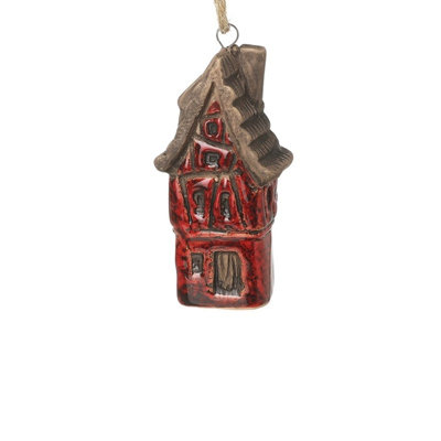6 cm Stoneware Shatterproof Hanging Figurine Ornament