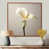 Toile avec cadre flottant brun